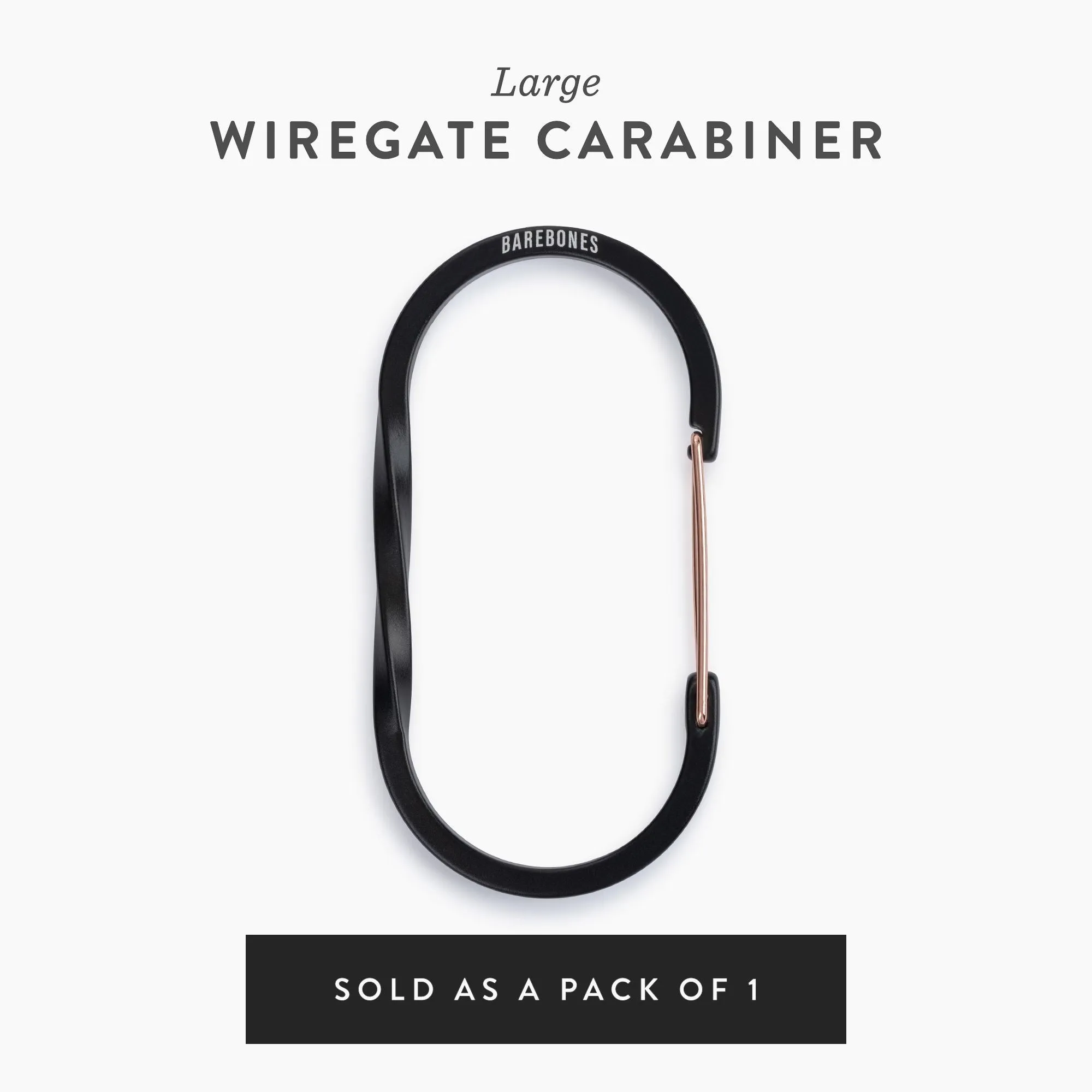 Wiregate Carabiners - 3 Sizes