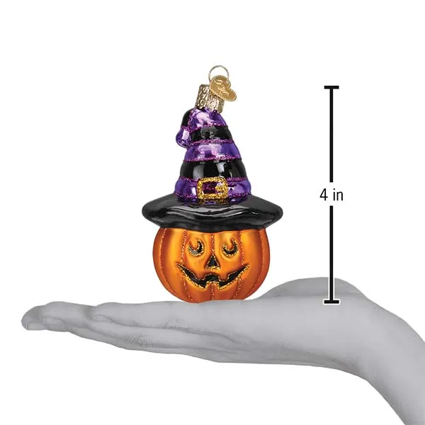 Witch Pumpkin Ornament