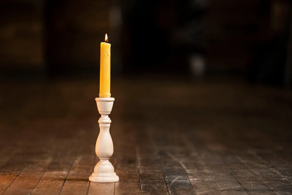 Wooden Candle Sticks - Natural