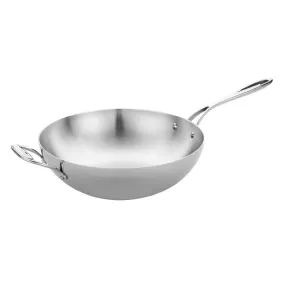 Y261 Vogue Tri Wall Wok Flat Base 305mm